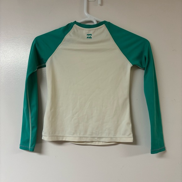 Billabong rash guard cream and teal - Picture 4 of 4